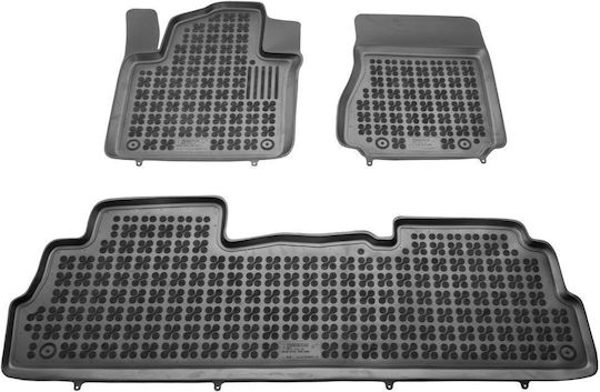 Sahler Raised Sides 3D Rubber Car Mats Nissan NV200 2009+ Raised Sides Type Black 3 Pieces