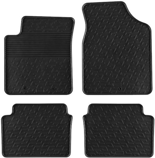 Carro 389364 Πατάκια Αυτοκινήτου Hyundai I10 2008-2013 Μαύρο 4 Τεμαχίων