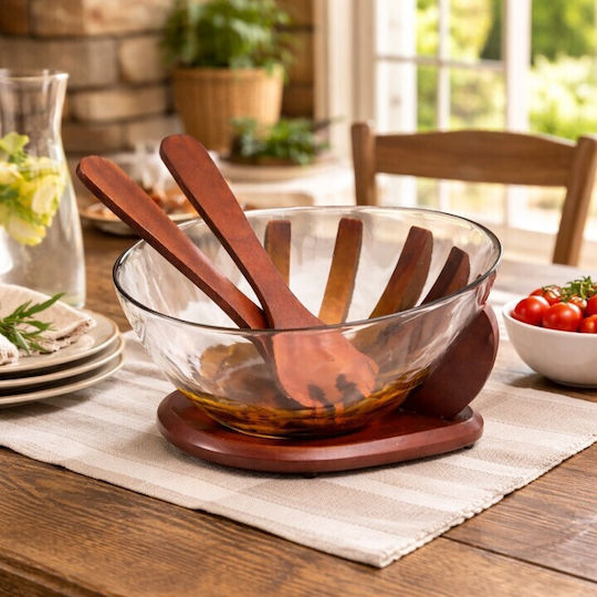 Galifas GB 778849 2 Glass Salad Bowl