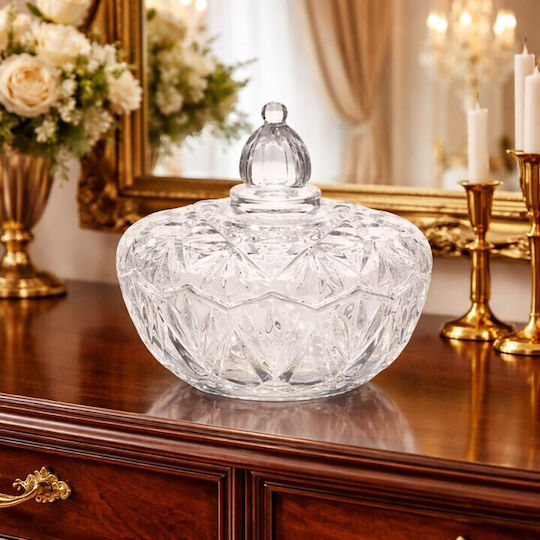ForHome ForHome Φοντανιère Glas mit Deckel 16x15cm Transparente