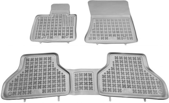 Sahler Car Mats Raised Sides 3D Rubber Bmw X5 E70 X6 2007+ Gray 3 Pieces
