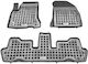 Sahler Πατάκια Σκαφάκια 3d Λάστιχο Citroen C4 Picasso 2006+ Τύπου Σκαφάκι Μαύρα 3 Τεμάχια