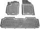 Sahler Car Mats Raised Sides 3D Rubber Citroen Xsara Picasso 2000-2010 Black 3 Pieces