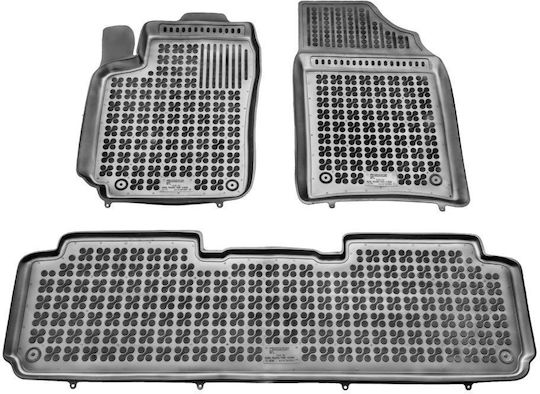 Sahler Car Mats Raised Sides 3D Rubber Citroen Xsara Picasso 2000-2010 Raised Sides Type Black 3 Pieces
