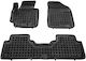 Sahler Raised Sides 3D Rubber Car Mats Kia Soul 2014+ Raised Sides Type Black 3 Pieces