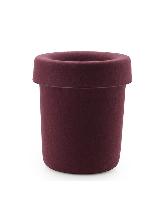 Normann Copenhagen Plastic Red Waste Bin 31.6x31.6x36cm