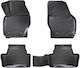 Car Mats Raised Sides 3D Rubber TPE Volvo XC-60 09-17/XC-70 2010 Bosse 4 Pieces Black