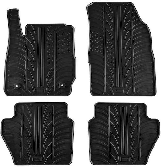 Carro 389295 Car Mats Ford Fiesta 6 2008-2017 Black 4 Pieces