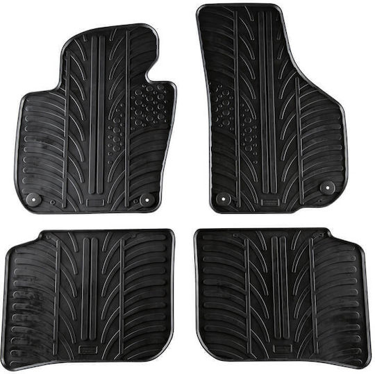 Carro 389253 Car Mats Skoda Superb 3t 2009 2015 Black 4 Pieces