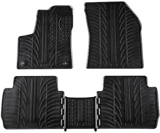 Carro 389389 Car Mats Peugeot 5008 2017 Black 4 Pieces