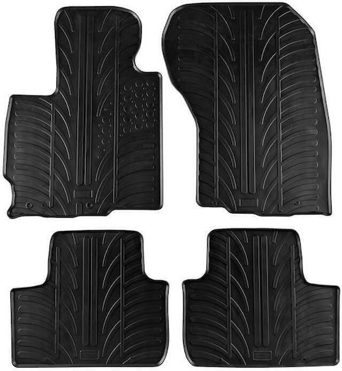 Carro 389231 Car Mats Citroen C4 Aircross 2012 Mitsubishi Asx 2012-2016 Black 4 Pieces