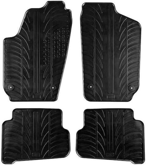 Carro 389473 Car Mats Vw Polo 2009-2017 Black 4 Pieces