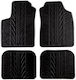 Apesan Car Mats Rubber Fiat Panda 2003-2011 Black 4 Pieces