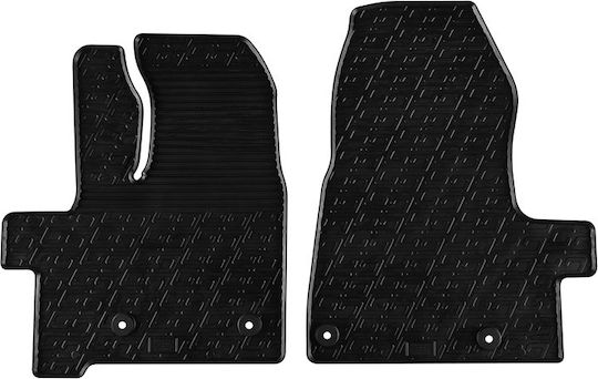 Carro 389102 Car Mats Ford Tourneo Custom Passenger Automatic 2018 Black 2 Pieces