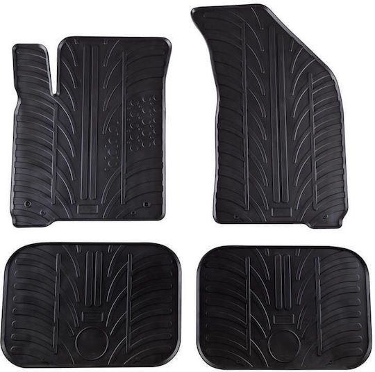 Carro 389407 Килими за кола Fiat Freemont 2012-2016 Черни 4 Броя