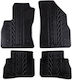 Carro 389409 Car Mats Fiat Doblo 2010 Opel Combo Passenger 2011 Black 4 Pieces