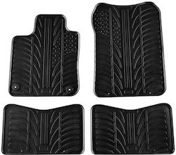 Car Mats Apesan Rubber Renault Twingo II 2007-2014 Black 4 Pieces Car Mats Apesan Rubber Renault Twingo II 2007-2014 Black 4 Pieces