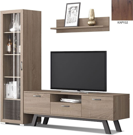 Bibliotecă Living N30 Maro L195xL45xÎnălțime180cm