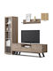 Bibliotecă Living N30 Maro L195xL45xÎnălțime180cm