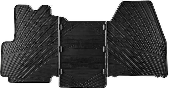 Apesan Car Mats Rubber Peugeot Boxer Fiat Ducato 2006-2013 2014+ Citroen Jumper Black 3 Pieces