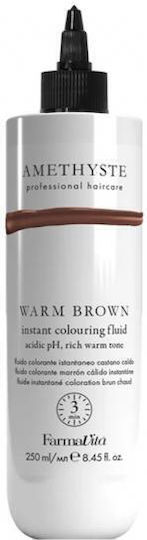 Farmavita Instant Colouring Fluid Hair Coloring Fluid Warm Brown 250ml