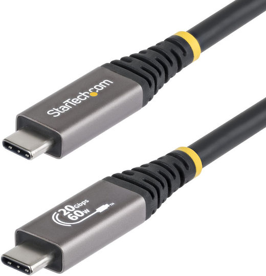 StarTech Video Cable USB-C Male to DisplayPort 60W PD Black 3m