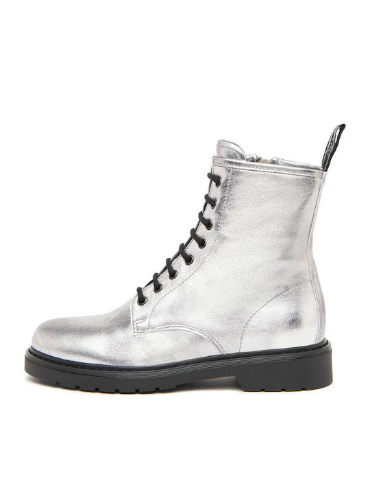 Ghete De Piele Dama Ankle Gri