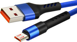 Cabletime Geflochtenes USB 2.0 zu Micro-USB-Kabel Blau 1m CT-C165-P05-BL1 1 Stück
