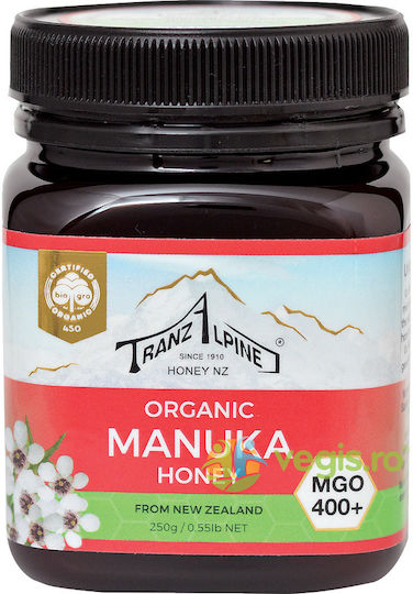 Miere Manuka Mgo 400+ Tranzalpine Organic Bio 250g