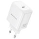 Borofone Wireless Charger GaN With USB-C Port 40W Power Delivery Quick Charge 3.0 White (BN33 Fuente)