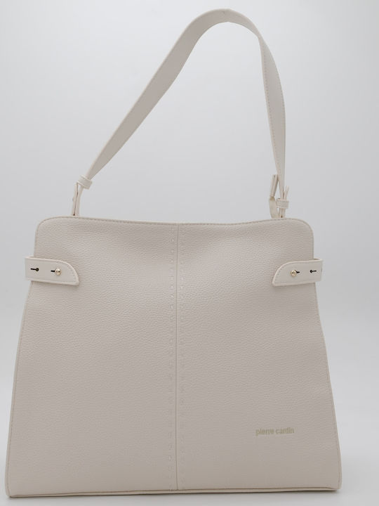 Damentasche Schulter Beige