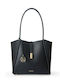 Damen Schultertasche Schwarz