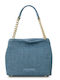 Straw Damen Handtasche Schulter Blau