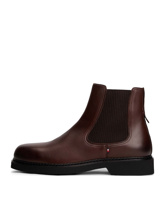 Leather Brown Chelsea Boots