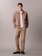 Men's Chino Elastic Relaxed Fit Brown Trousers