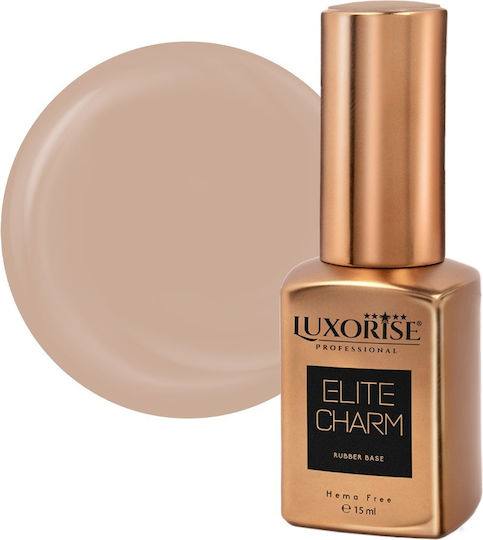Рубер Основно Покритие Luxorise Elite Charm Nude Стил 15ml