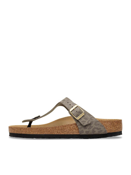 Birkenstock Παιδικά Πέδιλα Gizeh Ανατομικά Γκρι