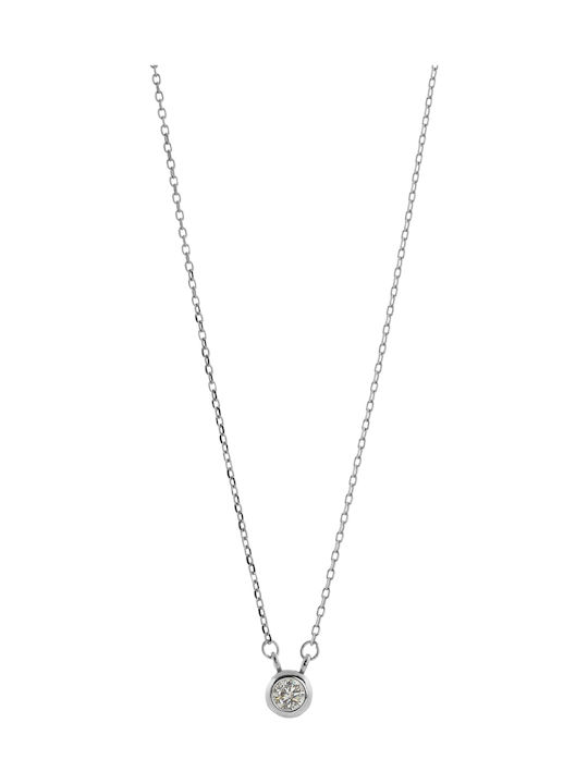 Prince Silvero Colier Din Argint Cu Zircon