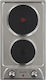 Silifo Domino Enamel Autonomous Inox Cooktop 28.5x50.8cm Gray