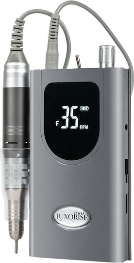 Starmotion Pro Freză Unghii Portabilă 35.000 Rpm Luxorise Titan Argintiu