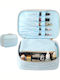 Roza Νεσεσέρ Καλλυντικών Ταξιδιού 23x17x8cm – Organizer Καλλυντικών Θήκες & Φερμουάρ Μπλε