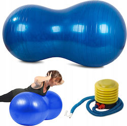 Mini Übungsball Pilates 40cm in Blauem Farbe