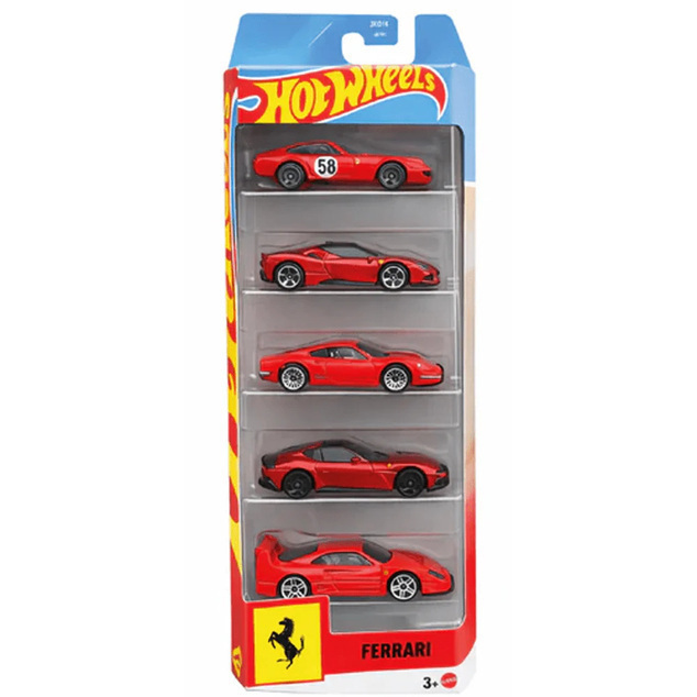 Mattel Mașinuțe Set de 5 Ferrari Mașinuță | Skroutz Romania