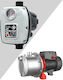 Electronic Water Pressure Pump Set Inox Jet Brio Tank 750w 1.0hp Ajm75s Leo