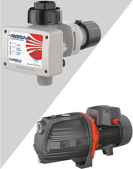 Electronic Water Pressure Pump Set Jet Presflo Vario 1100w 1.5hp Ajm90 Leo