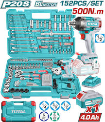 Total THKTHP31522 Μπουλονόκλειδο 20V 1x4Ah 1/2" Total THKTHP31522 Μπουλονόκλειδο 20V 1x4Ah 1/2"