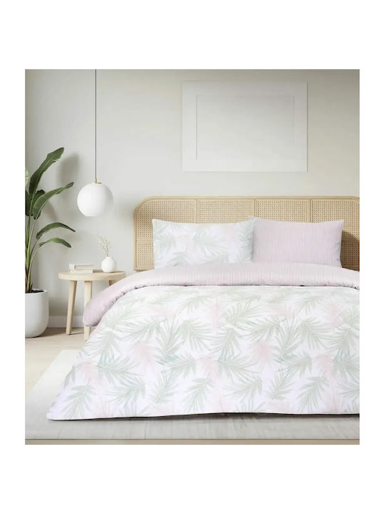 Kocoon Palme Set Bed Sheets Double With Rubber Hugger 160x200+32cm 4 Pieces