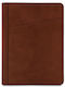 Leather Men's Card Wallet Brown