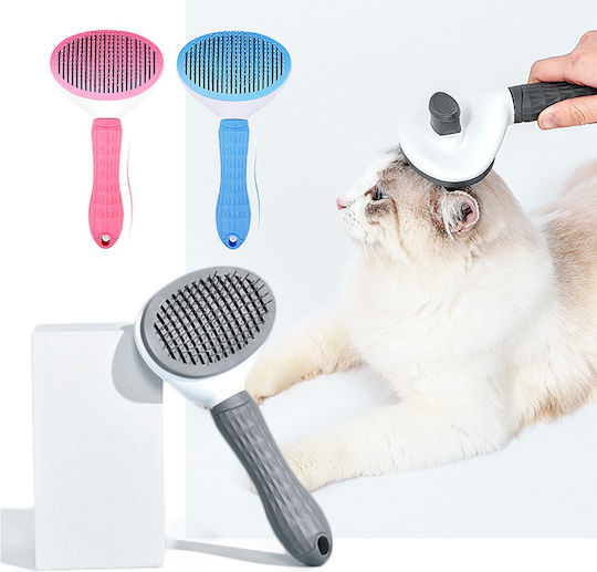 Ideaplus Pet Pieptene Pentru Câini Pentru Îngrijirea Blănii Roz