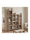 Βιβλιοθήκη Manco Sonoma 122x25.5x188εκ.